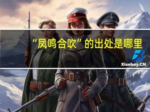 “凤鸣合吹”的出处是哪里
