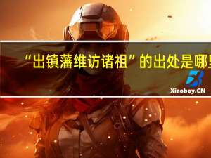 “出镇藩维访诸祖”的出处是哪里