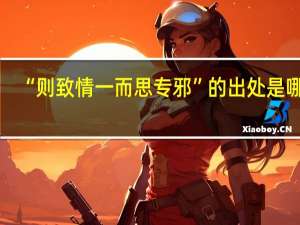 “则致情一而思专邪”的出处是哪里
