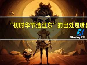 “初时华节漕江东”的出处是哪里