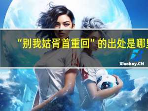 “别我姑胥首重回”的出处是哪里