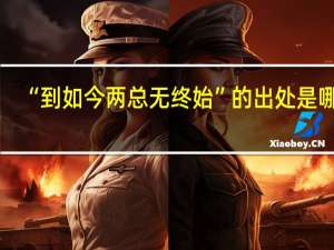 “到如今两总无终始”的出处是哪里