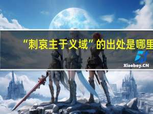 “刺哀主于义域”的出处是哪里