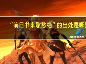 “前日书来慰愁绝”的出处是哪里