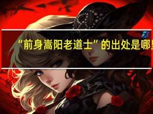 “前身嵩阳老道士”的出处是哪里