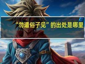 “勿遣俗子见”的出处是哪里