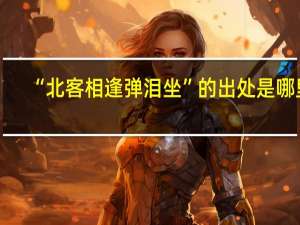 “北客相逢弹泪坐”的出处是哪里