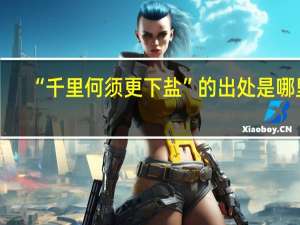 “千里何须更下盐”的出处是哪里