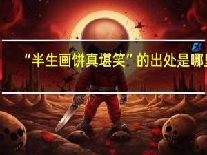 “半生画饼真堪笑”的出处是哪里