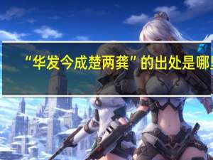 “华发今成楚两龚”的出处是哪里