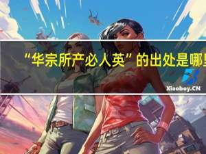 “华宗所产必人英”的出处是哪里