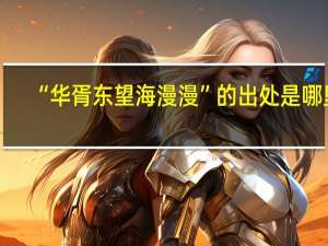 “华胥东望海漫漫”的出处是哪里