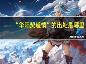 “华阳契道情”的出处是哪里