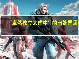 “卓然独立太虚中”的出处是哪里