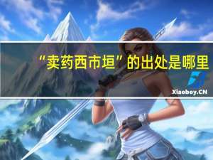 “卖药西市垣”的出处是哪里