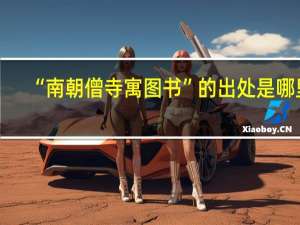 “南朝僧寺寓图书”的出处是哪里