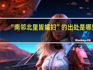 “南邻北里皆孀妇”的出处是哪里