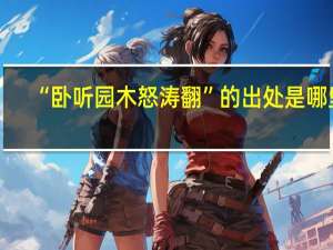“卧听园木怒涛翻”的出处是哪里