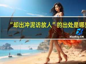 “却出冲泥访故人”的出处是哪里