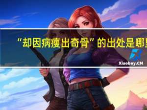“却因病瘦出奇骨”的出处是哪里