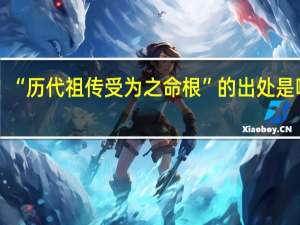 “历代祖传受为之命根”的出处是哪里