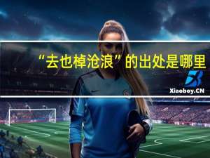 “去也棹沧浪”的出处是哪里
