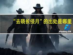 “去晓长侵月”的出处是哪里