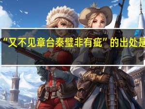 “又不见章台秦璧非有疵”的出处是哪里
