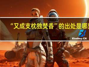 “又成支枕独焚香”的出处是哪里