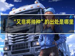 “又非将帅种”的出处是哪里