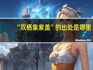 “双栖集紫盖”的出处是哪里