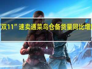 “双11”速卖通菜鸟仓备货量同比增加10倍