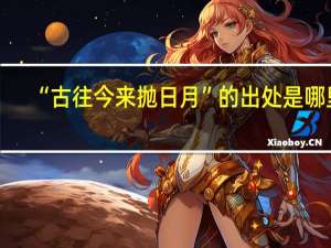 “古往今来抛日月”的出处是哪里