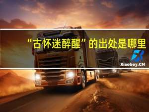 “古怀迷醉醒”的出处是哪里