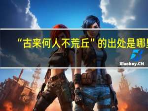 “古来何人不荒丘”的出处是哪里