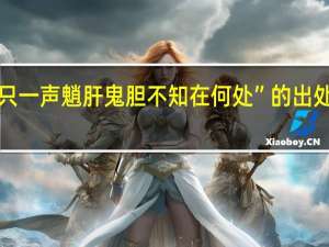 “只一声魈肝鬼胆不知在何处”的出处是哪里