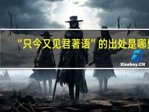 “只今又见君著语”的出处是哪里
