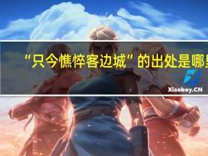 “只今憔悴客边城”的出处是哪里