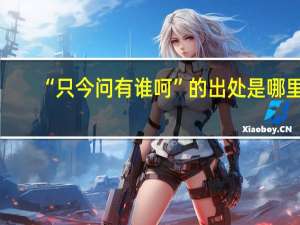 “只今问有谁呵”的出处是哪里