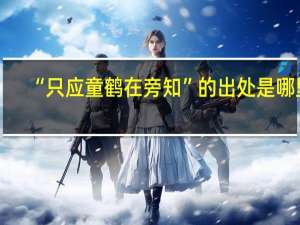 “只应童鹤在旁知”的出处是哪里