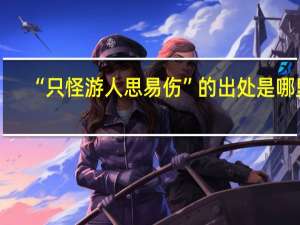 “只怪游人思易伤”的出处是哪里