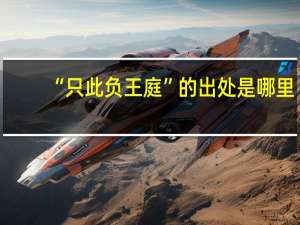 “只此负王庭”的出处是哪里