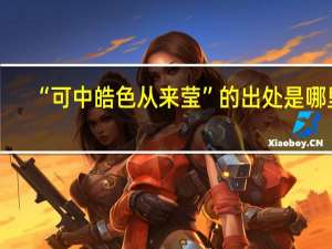 “可中皓色从来莹”的出处是哪里