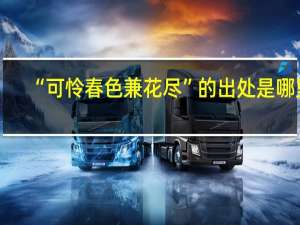 “可怜春色兼花尽”的出处是哪里