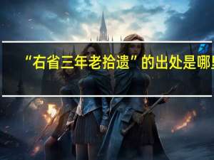 “右省三年老拾遗”的出处是哪里