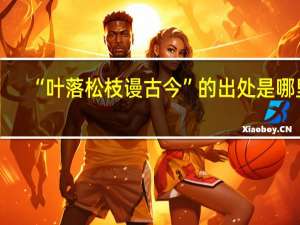 “叶落松枝谩古今”的出处是哪里