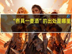 “各具一壶酒”的出处是哪里