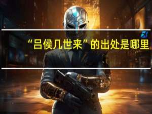 “吕侯几世来”的出处是哪里