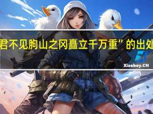 “君不见朐山之冈矗立千万重”的出处是哪里