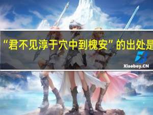 “君不见淳于穴中到槐安”的出处是哪里